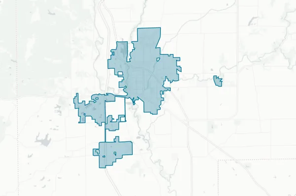 City of Columbus — detail map
