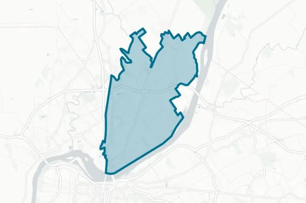 City of Jeffersonville — detail map
