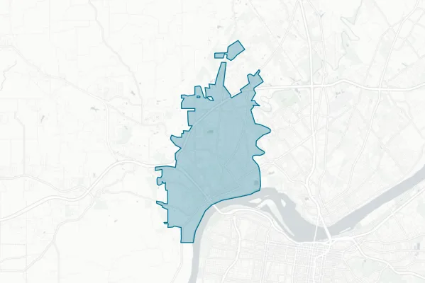 City of New Albany — detail map