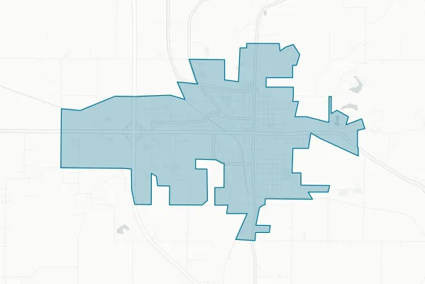 City of Princeton — detail map