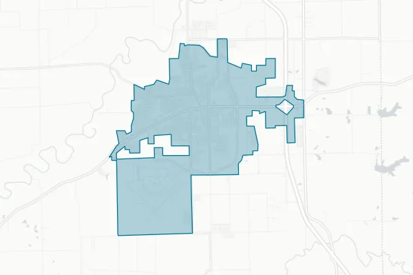 City of Seymour — detail map