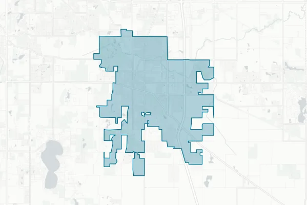 City of Crown Point — detail map