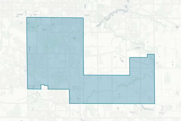 Town of Merrillville — detail map