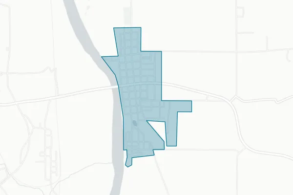 Town of Montezuma — detail map