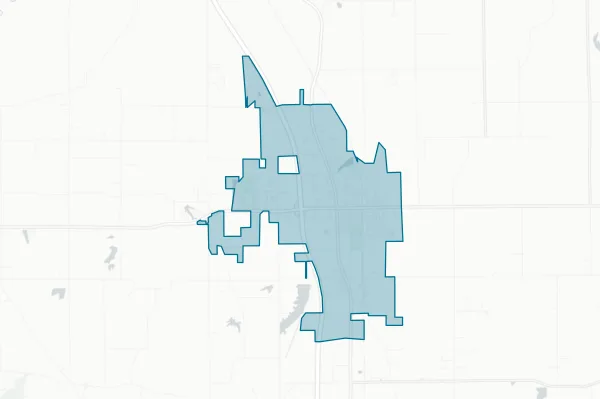 City of Scottsburg — detail map