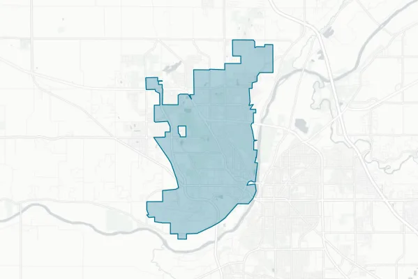 City of West Lafayette — detail map