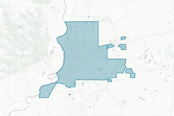 City of Terre Haute — detail map