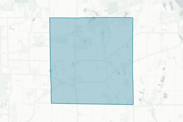 Metropolitan School District of New Durham — detail map