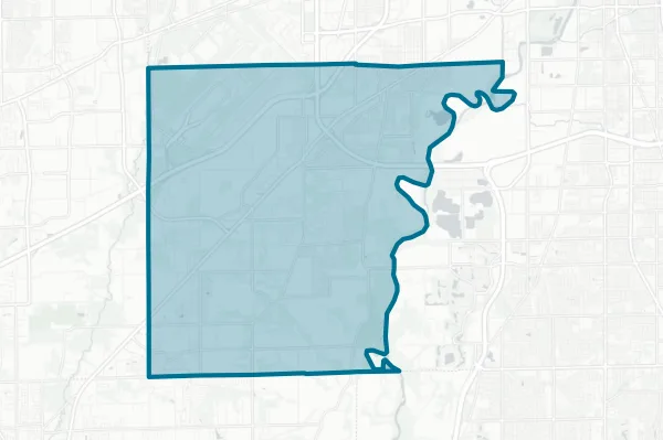 Metropolitan School District of Lawrence Township — detail map
