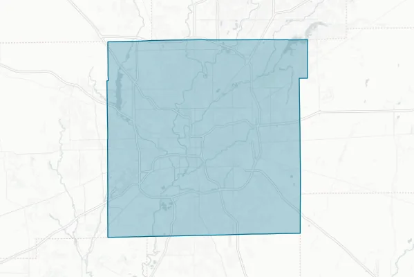 Metropolitan School District of Pike Township — detail map