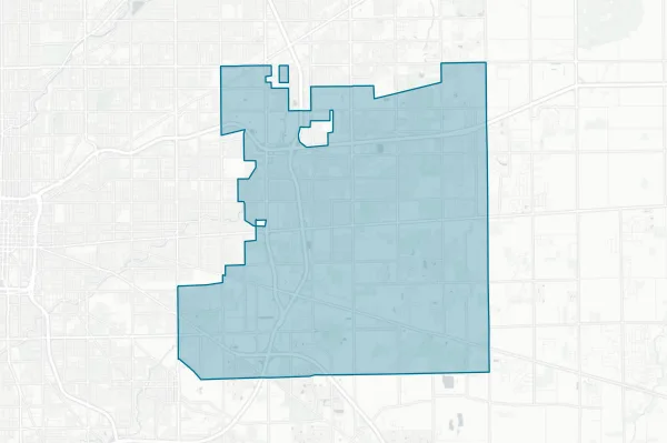 Metropolitan School District of Warren Township — detail map