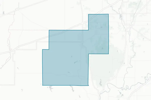 Monroe-Gregg School District — detail map