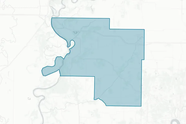 Metropolitan School District of North Posey County — detail map