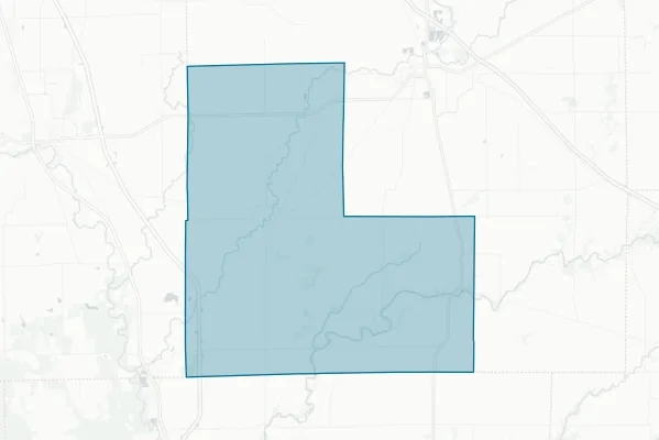 Southwestern Consolidated School District of Shelby County — detail map