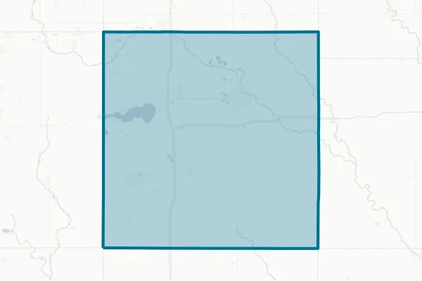 Cerro Gordo County — detail map