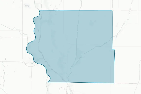 Fremont County Iowa — detail map