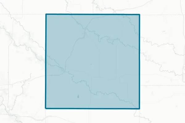 Jones County — detail map