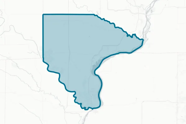 Lee County — detail map