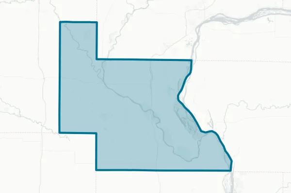 Louisa County — detail map