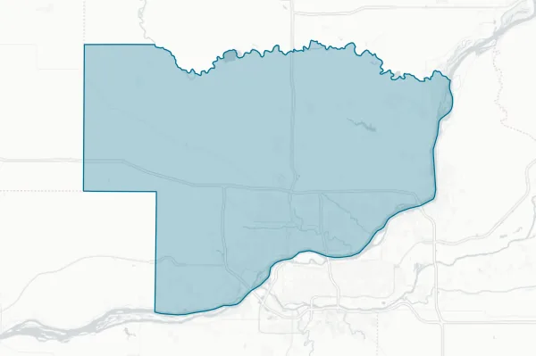 County of Scott — detail map