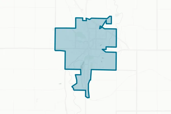 City of Cherokee — detail map
