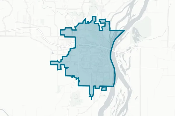 City of Burlington — detail map