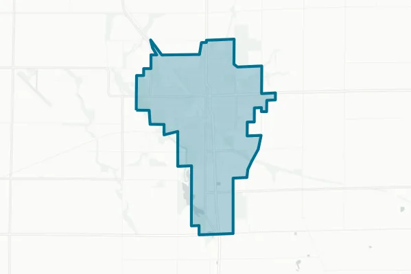 City of Oelwein — detail map
