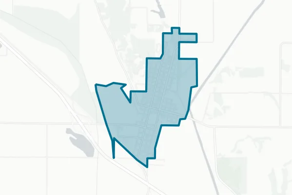City of Hamburg — detail map