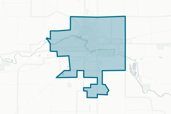 City of Iowa Falls — detail map
