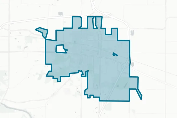 City of Mount Pleasant — detail map
