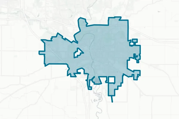 City of Iowa City — detail map
