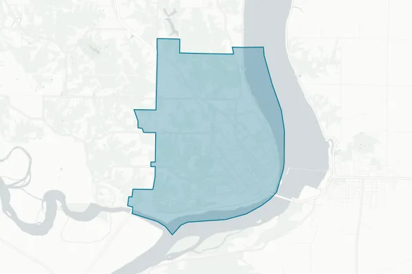 City of Keokuk — detail map