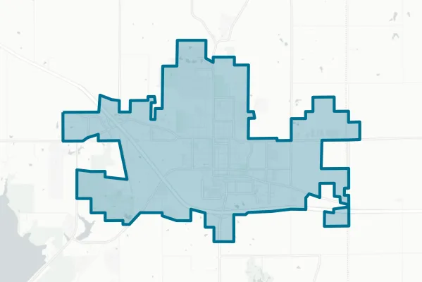 City of Pella — detail map