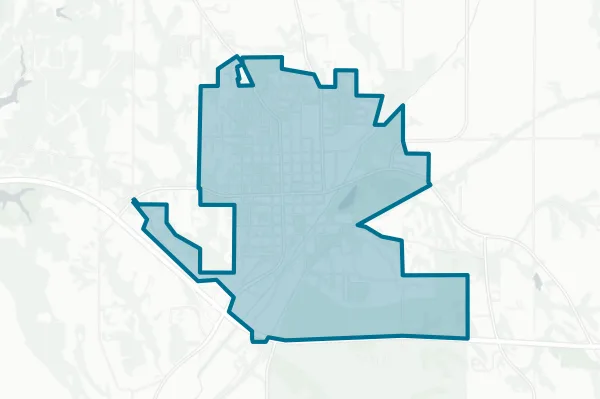 City of Glenwood — detail map