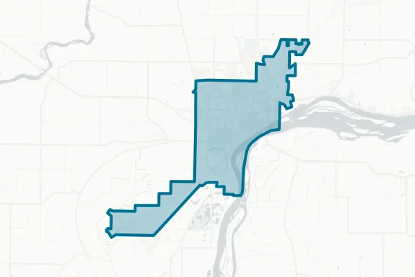 City of Muscatine — detail map