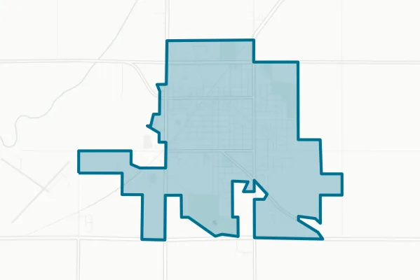City of Shenandoah — detail map