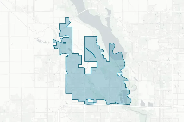 City of Johnston — detail map