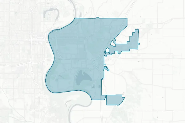 City of Council Bluffs — detail map