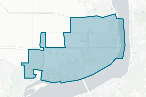 City of Leclaire — detail map