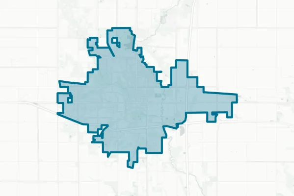 City of Ames — detail map