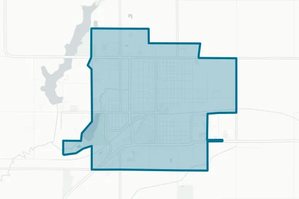 City of Creston — detail map