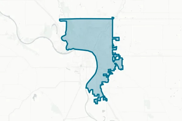 City of Sioux City — detail map