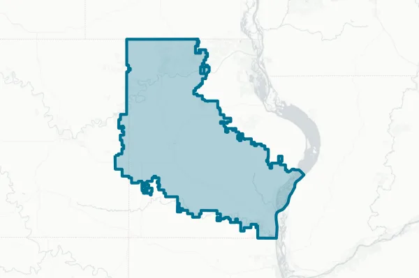 Allamakee County — detail map