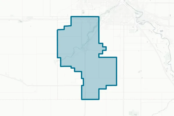 Hudson Community School District — detail map