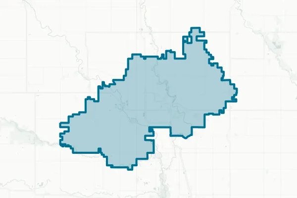 Waverly Shell Rock Community School District — detail map