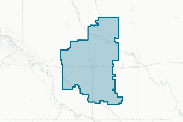 Jesup Community School District — detail map