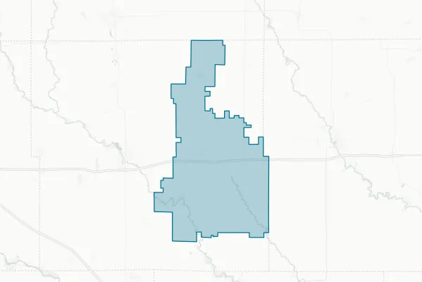 East Buchanan Community School District — detail map