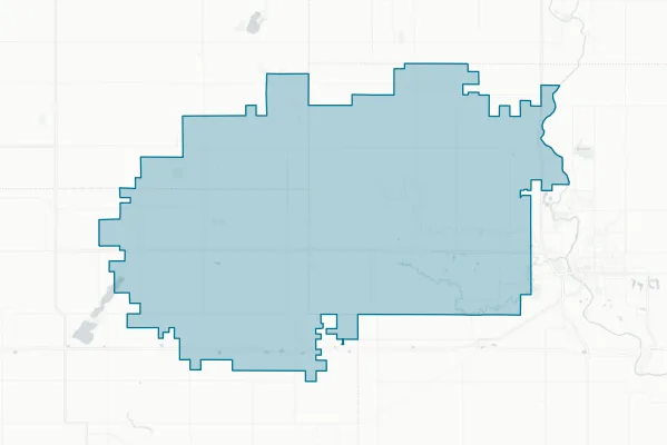 Manson Northwest Webster Community School District — detail map