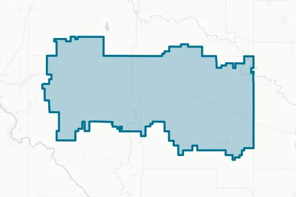 North Cedar Community School District — detail map