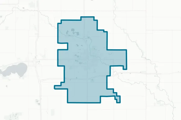 Mason City Community School District — detail map